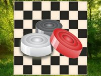 Woodland Checkers Strategy Game