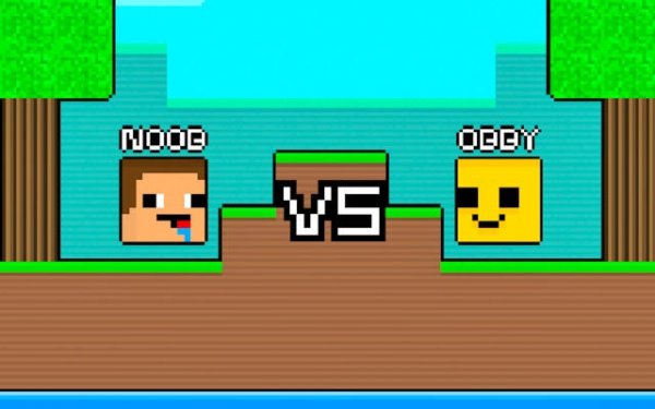 Noob vs Obby: Two-Player Battle Arena Online Game