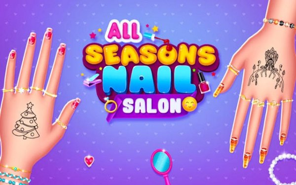 All Seasons Nail Salon - Nail Art & Design Online Game