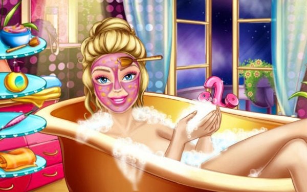 Barbie Beauty Bath Spa & Makeover Online Game