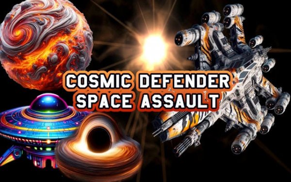 Cosmic Defender Space Assault - Arcade Precision Fighter Online Game