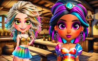Royal Rebellion Punk Magic Dress Up Game