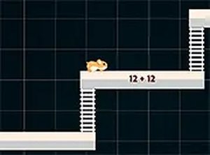 Hamster Grid Addition Math Puzzle Game