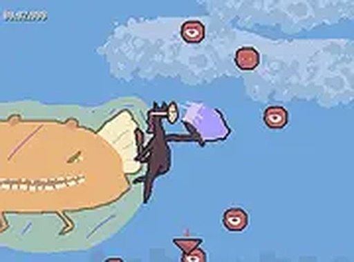 Horse with a Human Mask on a Tightrope Online Game