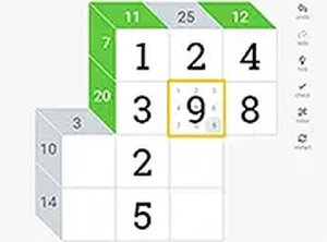 Kakuro Game: Cross Sums Puzzle