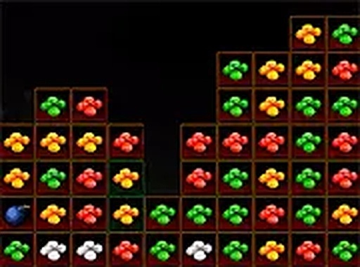 Flowers Block Collapse Puzzle Game