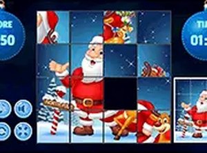 Xmas Sliding Puzzles Online Game