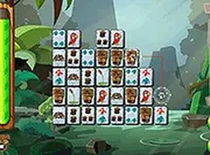 Jungle Connect Mahjong Game