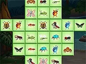 Insects Mahjong Deluxe Online Puzzle Game