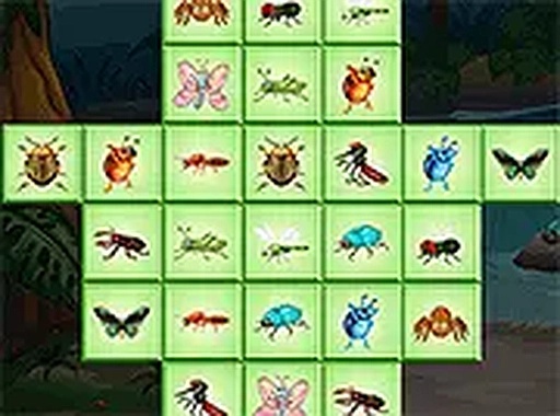 Insects Mahjong Deluxe Online Puzzle Game