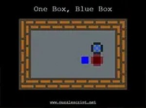 One Box, Blue Box Puzzle Game