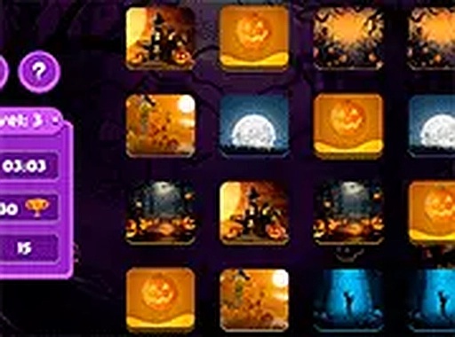 Halloween Shuffle Memory Game Online