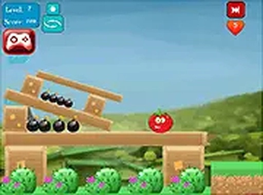 Roll Tomato Online Puzzle Game