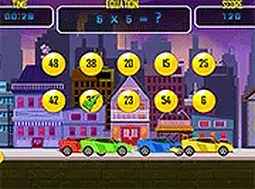 Speedy Race Math Online Game