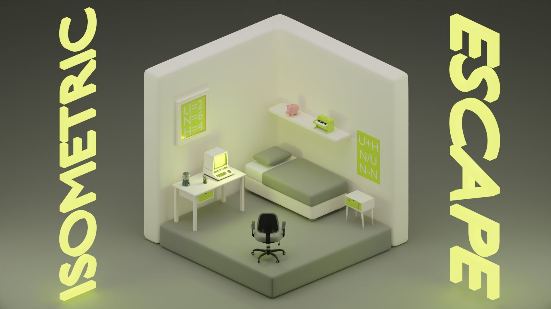 Isometric Escape Logic Puzzle